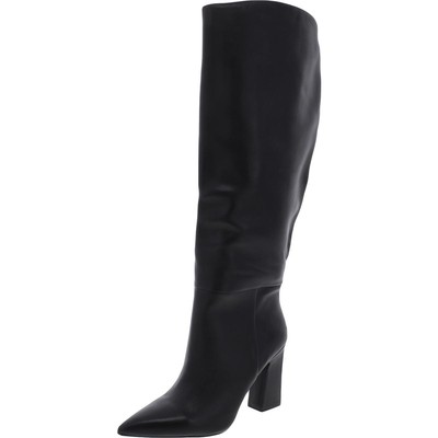 

Женские черные сапоги до колена Steve Madden для шоу-бизнеса 8,5, средние (B,M) BHFO 6204, Black leather, Showbiz