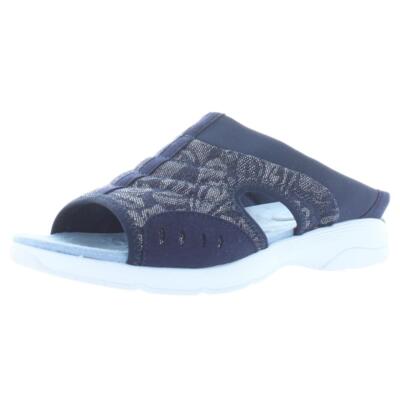 

Женские сандалии-шлепанцы Easy Spirit Traciee 7 темно-синие, ширина 9 (C, D, W) BHFO 7127, Navy/blue floral