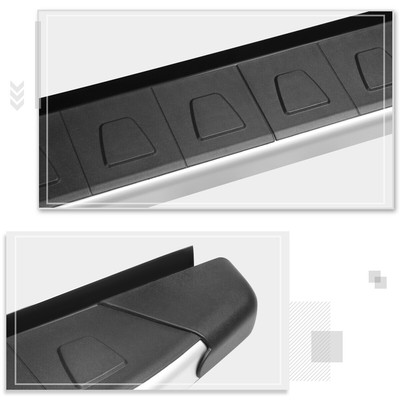 For 10-15 Hyundai Tucson Aluminum 5.75" Side Step Nerf Bar Running Board Black
