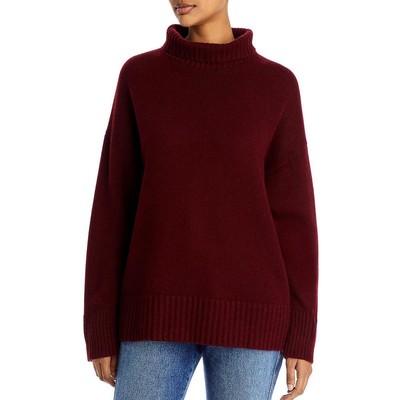 Женский фиолетовый кашемировый свитер с высоким воротом Lafayette 148 New York, M BHFO 2172