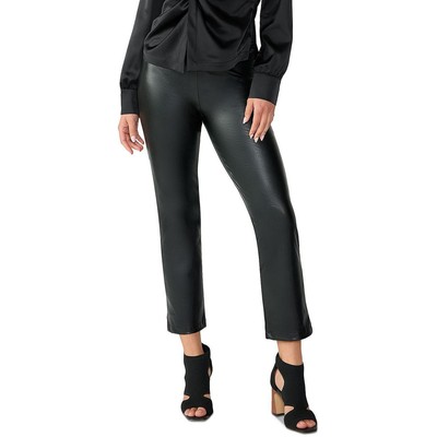 Женские укороченные брюки Sanctuary Carnaby Kick из искусственной кожи черного цвета XS BHFO 4003