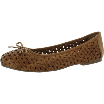 Женские балетки из коричневой кожи MOGENI от Lucky Brand, 7.5 Medium (B,M) BHFO 7479