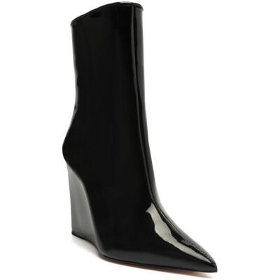 Женские ботильоны Schutz Asya из лакированной кожи с острым носком на молнии BHFO 5324