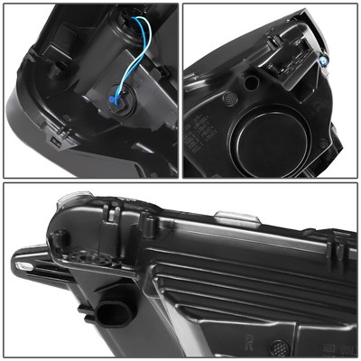 FOR 15-18 FORD EDGE OE STYLE BLACK HOUSING CLEAR CORNER PROJECTOR HEADLIGHTS