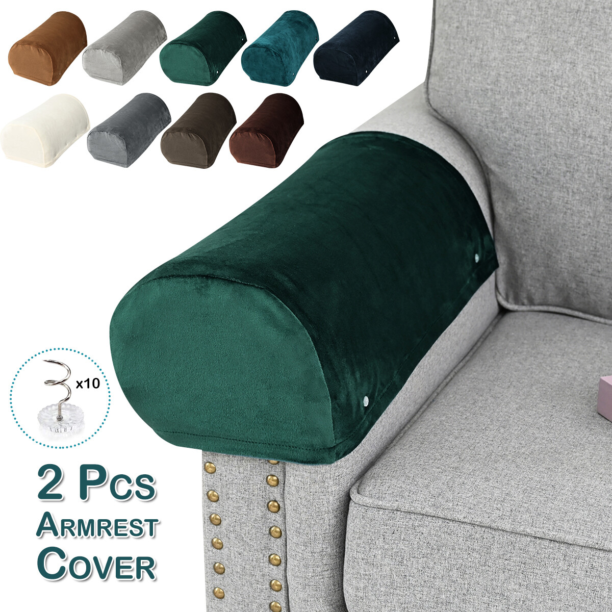 Covers Chair Arm Protector Cover Sofa Couch Recliner Armrest