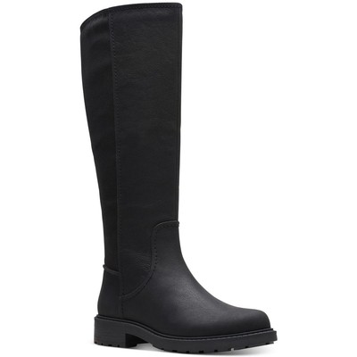 Женские сапоги до колена Clarks Opal Glow черного цвета 5 Medium (B,M) BHFO 0894