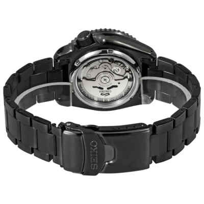 Pre-owned Seiko 5 Sports Automatic Black Dial Men's Watch Srpd65k1
