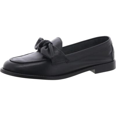 Arezzo Womens Cassidy Leather Flat Slip On Loafers Shoes BHFO 9910