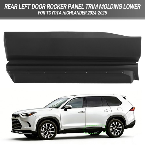 Rear Left Door Lower Molding Trim 75076-0E190 For 2024-2025 Toyota