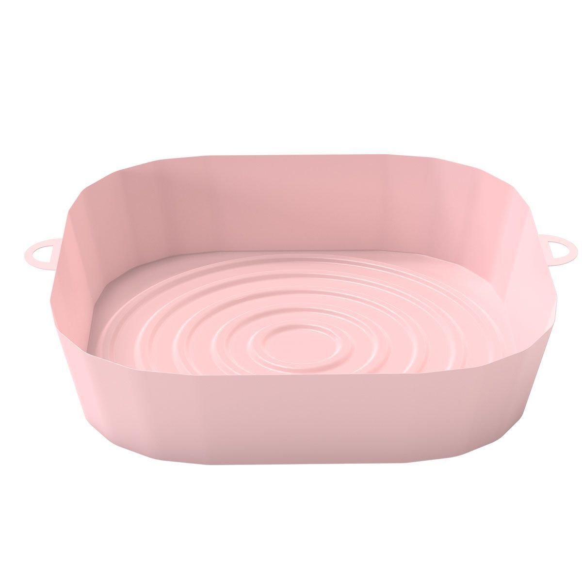 2pcs Air Fryer Silicone Pot Basket Non-Stick Safe Oven Baking Tray Accessories