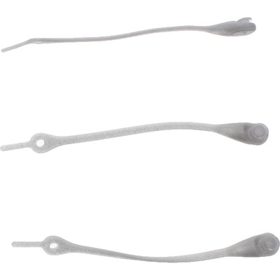 Hickies Girls Silver 10 единиц регулируемого прочного комплекта для шнуровки обуви O / S BHFO 8333