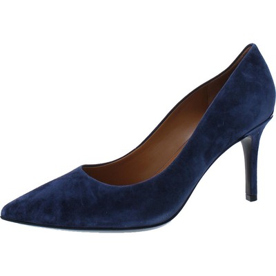 

Calvin Klein Womens Gayle Blue Туфли-лодочки с острым носком 9 Medium (B,M) BHFO 4611, Dark blue, Gayle
