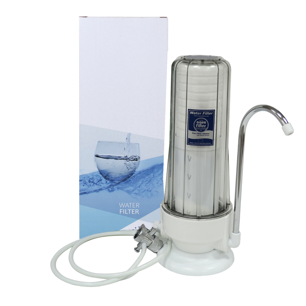 2 Stage Kitchen Countertop Water Filter Single Filtration System