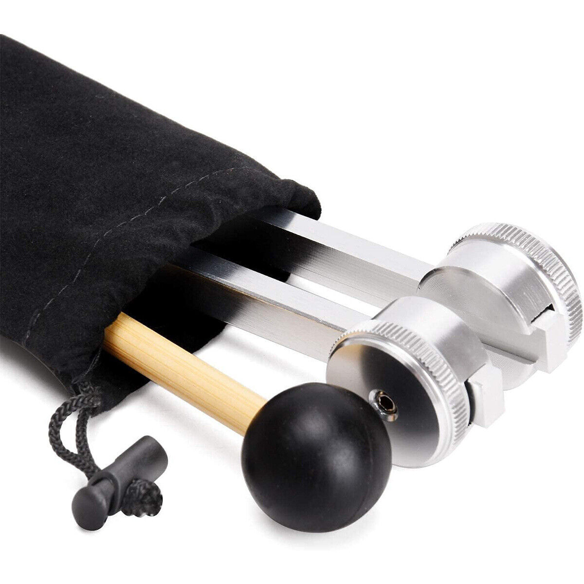 128Hz Healing Tuning Fork with Silicone Hammer Sound Therapy Musical Instrument