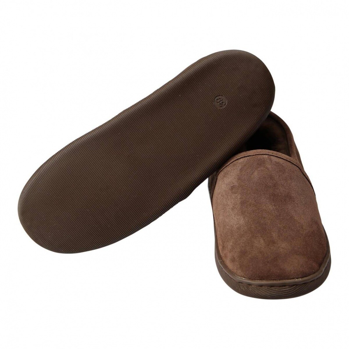 Hollert Ladies & Gentlemen Lambskin Slippers Hubert Braun fur Shoes Real Leather