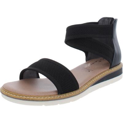 

Черные повседневные сандалии с ремешком на щиколотке Me Too Womens ALORA 8 Medium (B,M) BHFO 0126, Черный, ALORA