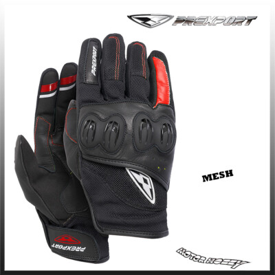 GUANTO PREXPORT MESH GLOVE BLACK RED