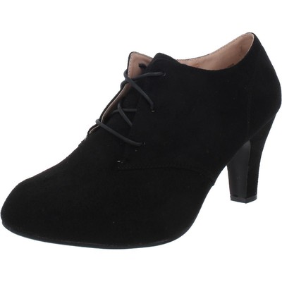

Journee Collection Женские черные ботильоны Leona 10 Medium (B,M) BHFO 2566, Black microsuede