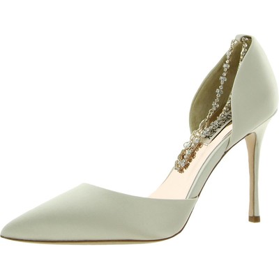 Женские туфли на высоком каблуке Badgley Mischka Tierra цвета слоновой кости 8 средних (B,M) BHFO 3523