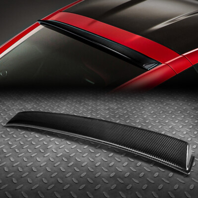 ДЛЯ 14-19 CHEVY CORVETTE COUPE НАСТОЯЩЕЕ КАРБОНОВОЕ ЗАДНЕЕ СТЕКЛО, КОЗЫРЕК НА КРЫШЕ, СПОЙЛЕР