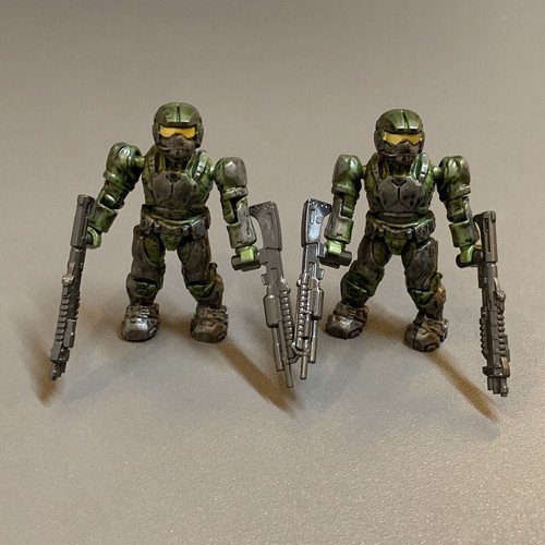 5 HALO MEGA BLOKS UNSC GREEN MARINE MINI FIGURE 96821 96845 96833 96942 #9