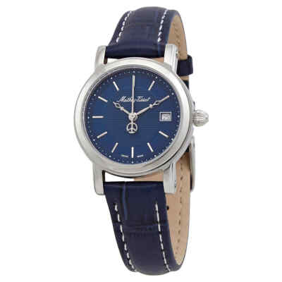 Mathey-Tissot City Кварцевые женские часы с синим циферблатом D31186ABU