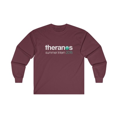 Theranos Summer Intern 2015 Crewneck Long Sleeve Tee | Elizabeth Holmes
