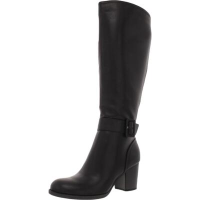 Женские блестящие черные сапоги до колена SOUL Naturalizer 9.5 Medium (B,M) BHFO 8348