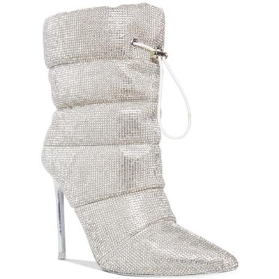 

Женские ботильоны Steve Madden Cloak-R Silver 8.5 Medium (B,M) BHFO 9931, Rhinestone