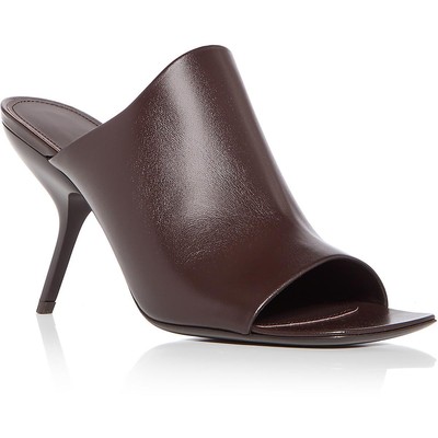 Женские босоножки-мулы Ferragamo Era 85 коричневого цвета шириной 9 см (C, D, W) BHFO 9761