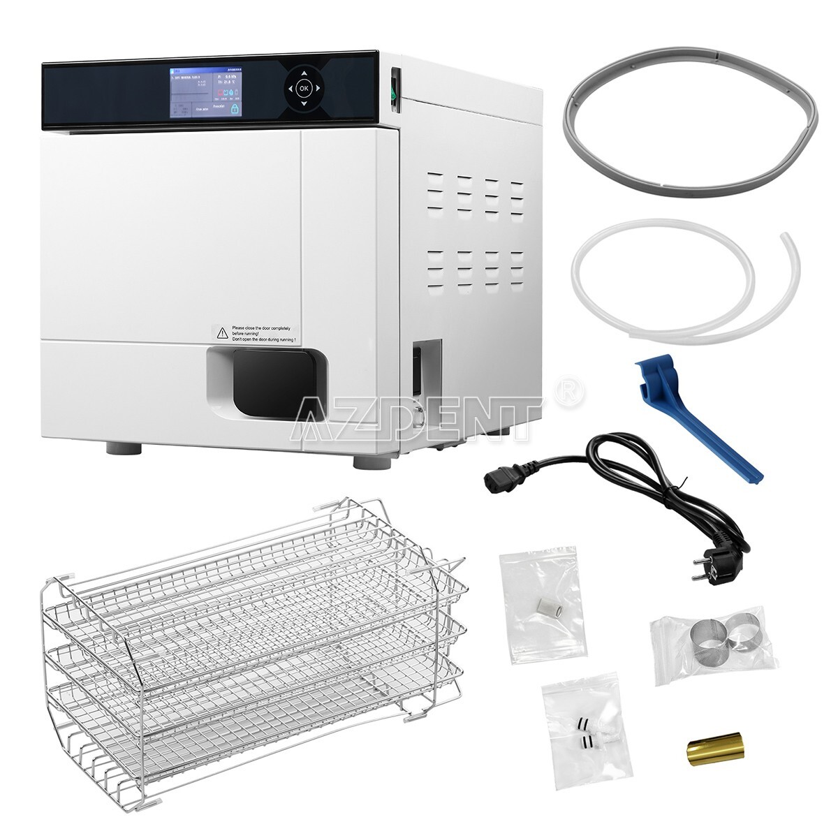 22L Class B Dental Medical Autoclave Steam Sterilizer with Data Printer Drying