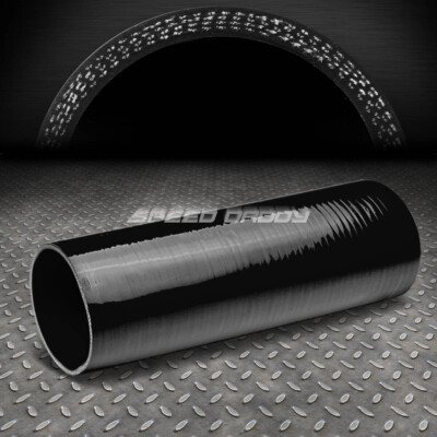 4-СЛОЙНЫЙ ТРУБОПРОВОД ТУРБОНАДДУВА/ВОЗДУХОЗАБОРНИКА/ПРОМЕЖУТОЧНОГО ОХЛАДИТЕЛЯ ДЛИНОЙ 3,5 ДЮЙМА ДЛИНОЙ 12 ДЮЙМОВ, ЧЕРНЫЙ СИЛИКОНОВЫЙ ШЛАНГ/ ТРУБА