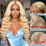 WAQI 22 Inch 613 Lace Front Wig Human Hair 200 Density Blonde Wig Human Hair 13x4 Lace Front Wigs Human Hair Pre Plucked 613 Wigs For Women