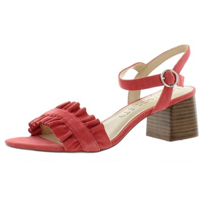 

Sole Society Womens Scyler Pink Dress Sandals Shoes 10 Medium (B,M) BHFO 4853, Coral reef