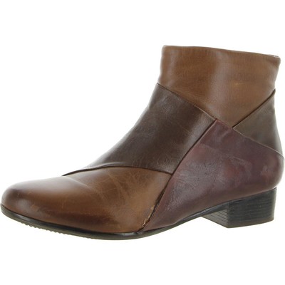 

Женские коричневые кожаные ботильоны Trotters Maci 9,5 средний (B,M) BHFO 1506, Luggage