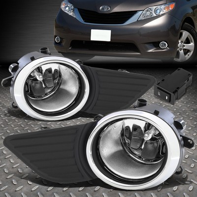 ДЛЯ 11-17 ПАР ПРОТИВОТУМАННЫХ ФАР SIENNA XL30 С ПРОЗРАЧНЫМИ ЛИНЗАМИ + ПЕРЕКЛЮЧАТЕЛЬ + ЖГУТ ПРОВОДОВ + КОМПЛЕКТ ХРОМИРОВАННОЙ ОКАНТОВКИ