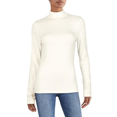 

Женская белая блуза в рубчик с длинным рукавом и воротником-стойкой Endless Rose  BHFO 0451, Белый