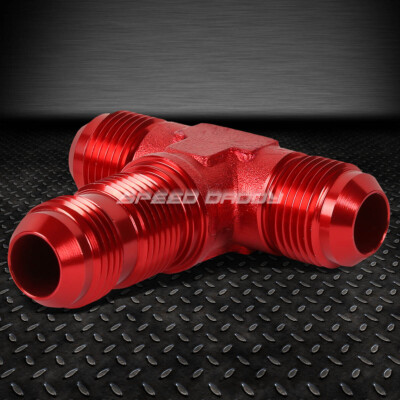 12AN AN-12 3/4 ШТЕКЕР НА ХОДУ ШТЕКЕР НА ВНУТРЕННЕЙ ПЕРЕБОРКЕ С КРАСНОЙ ОТДЕЛКОЙ ТРОЙНИК ДЛЯ ПОДКЛЮЧЕНИЯ ТОПЛИВА/МАСЛА