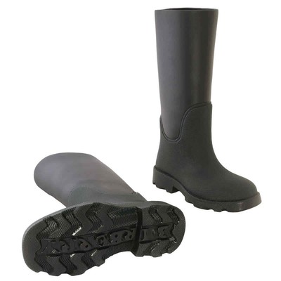 Pre-owned Burberry Rubber Marsh Calf-length Rain Boots In Check Description