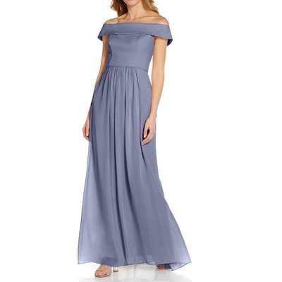 

Длинное вечернее вечернее платье Adrianna Papell Womens Portrait BHFO 4317