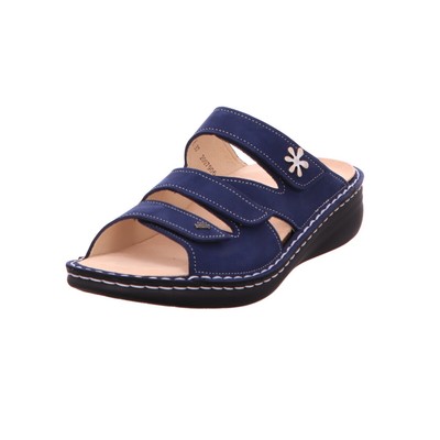 FINN COMFORT FINN COMFORT PANTOLETTEN DAMEN BLAU NEU & OVP 798169