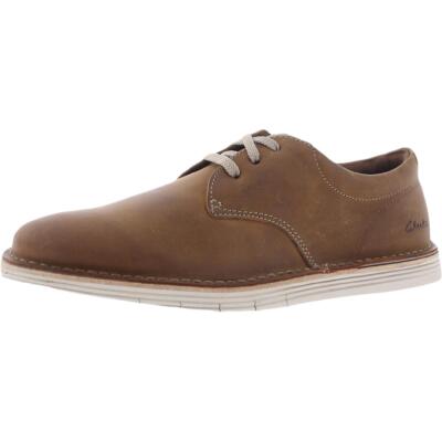 

Мужские кожаные оксфорды на шнуровке Clarks Forge Vibe BHFO 4398, Tan leather, Forge Vibe