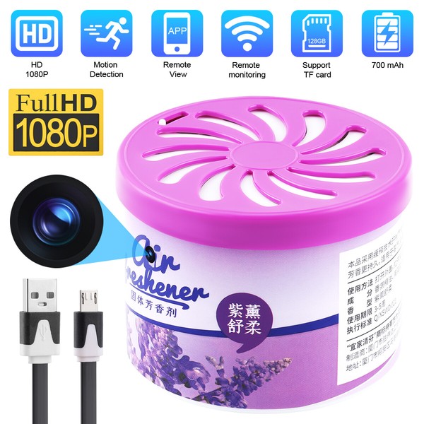 1080P FHD Mini Wireless Hidden Camera 2.4G WiFi IP Home Security Cam Recorder