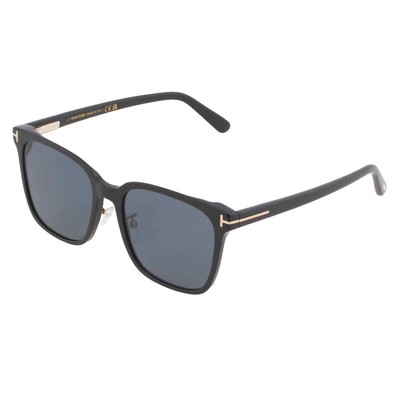 Pre-owned Tom Ford Grey Square Men's Sunglasses Ft0891-k 01a 55 Ft0891-k 01a 55 In Gray