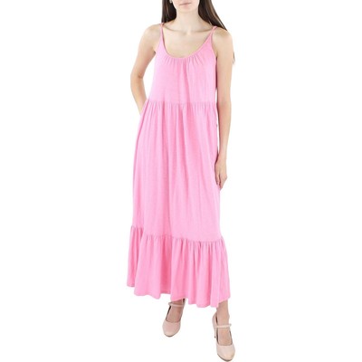 

Женское розовое многоярусное длинное платье макси Z Supply  BHFO 6780, Flamingo