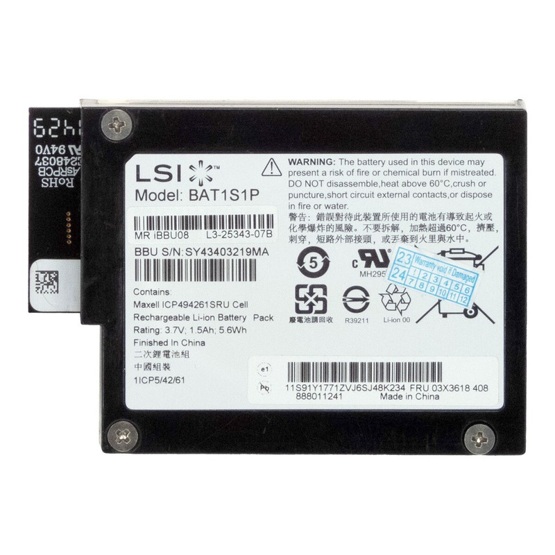 Batterie Paquet Module Lenovo 03x3618 Bat1s1p L4-25343-07b Sr Ibbu08