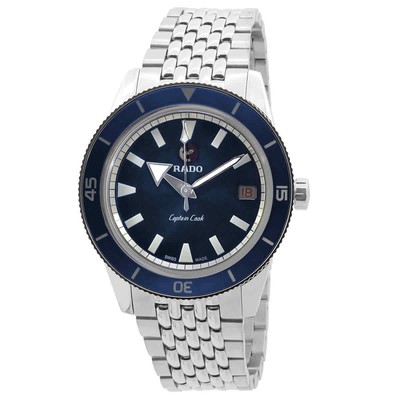 Часы унисекс Rado Captain Cook с автоматическим синим циферблатом R32500203