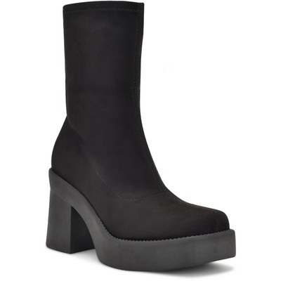 Женские ботинки Nine West Gerri 2 черного цвета до середины икры Shoes 7 Medium (B,M) BHFO 9287