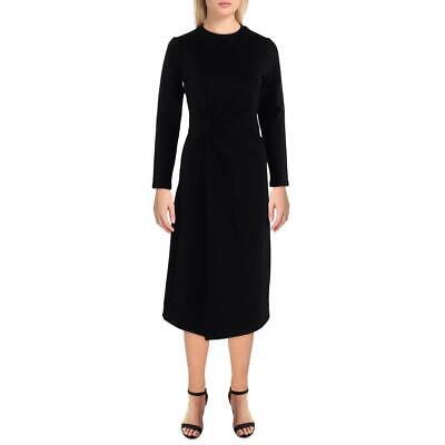 Женское полуофициальное миди-платье Gracia с узлом спереди ниже колена BHFO 8420