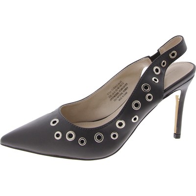 French Connection Womens Gray Slip On Slingback Sandals 9 Medium (B,M) BHFO 3033